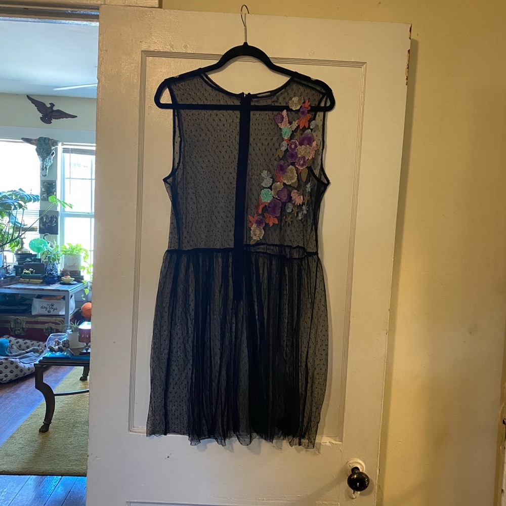 Adorable ASOS Floral Appliqué dress